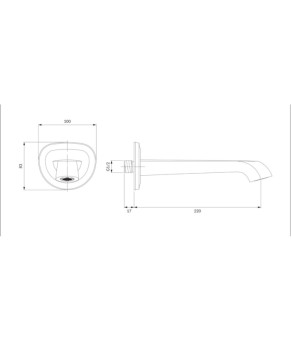 Вилив Omnires Armance antique copper (WDARMANCEORB)