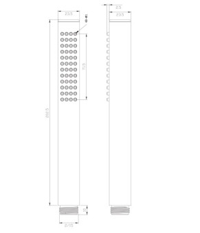 Душова лійка Omnires Y chrome (Y-R/KCR)