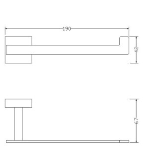 Набір аксесуарів Omnires Lift (8158CR + 8157CR + 8151BCR)
