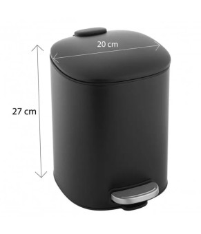 Відро для сміття Yoka TOLA BLACK 5 л 20000000142