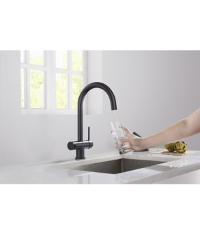 Змішувач Blue Water EDEN ЧОРНИЙ МАТОВИЙ Eden-Black-Matte