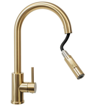 Змішувач Rea Fresh brushed gold (REA-B9148)