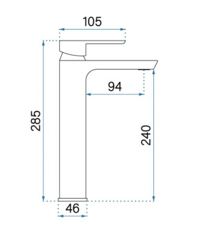 Змішувач Rea Argus chrom (REA-B6209)