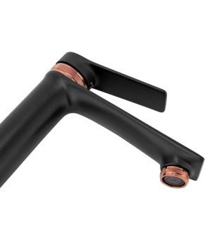 Змішувач Rea Viral black/rose gold (REA-B2025)