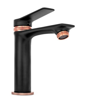 Змішувач Rea Viral black/rose gold (REA-B2025)