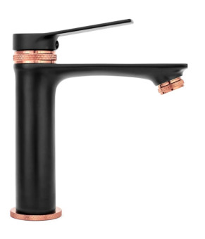 Змішувач Rea Viral black/rose gold (REA-B2025)