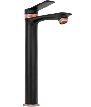 Змішувач Rea Viral black/rose gold (REA-B2026)
