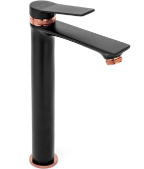 Змішувач Rea Viral black/rose gold (REA-B2026)