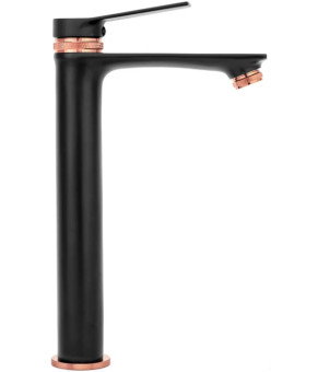 Змішувач Rea Viral black/rose gold (REA-B2026)