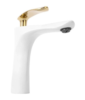 Змішувач Rea Orbit white/gold (REA-B2052)
