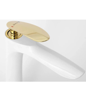 Змішувач Rea Orbit white/gold (REA-B2053)