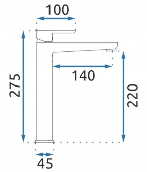 Змішувач Rea Orix black (REA-B8467)