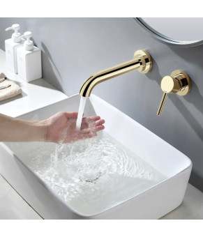 Змішувач Rea Lungo gold (REA-B0370)