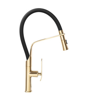 Змішувач Rea Castor black/gold (REA-B6936)