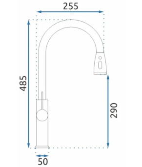 Змішувач Rea Nest gold (REA-B2058)