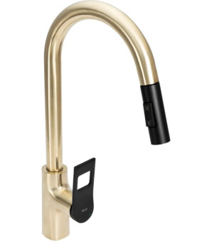 Змішувач Rea Soul gold/black (REA-B6205)