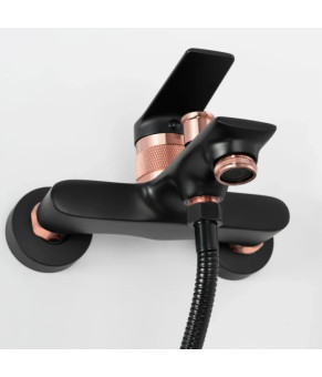Змішувач Rea Viral black/rose gold (REA-B2027)