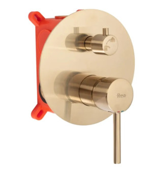 Змішувач Rea Lungo gold + box (REA-B7503)