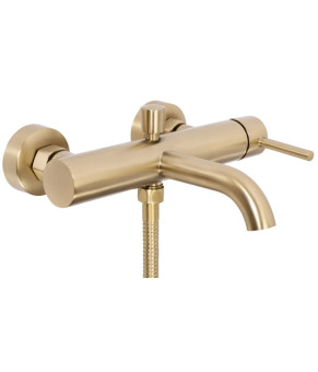Змішувач Rea Lungo brushed gold (REA-B8010)