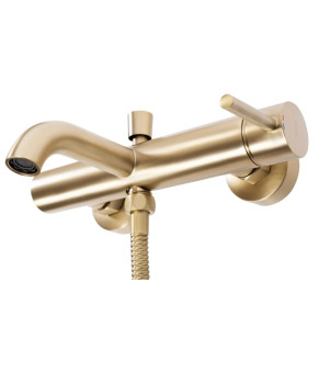 Змішувач Rea Lungo brushed gold (REA-B8010)