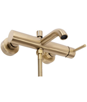 Змішувач Rea Lungo brushed gold (REA-B8010)