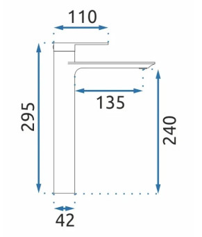 Змішувач Rea Hass chrom (REA-B6203)