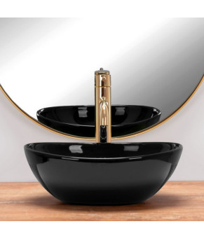 Умивальник Rea Sofia mini black (REA-U8013)