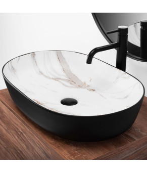 Умивальник Rea Cleo black-aiax matt (REA-U6625)