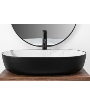 Умивальник Rea Cleo black-aiax matt (REA-U6625)