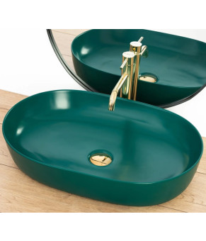 Умивальник Rea Cleo green matt (REA-U5636)
