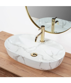 Умивальник Rea Aura marmo shiny (REA-U8003)