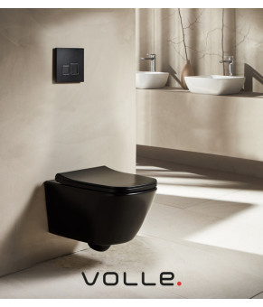 Унитаз VOLLE SOLO Rimless Slim slow-closing 51*35,5*33 13-55-111Black