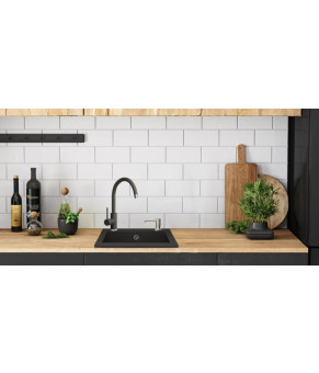 Кухонна мийка Rea West black (ZLE-00120)