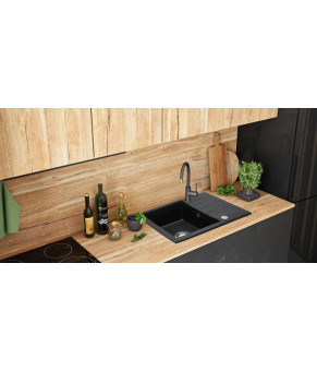 Кухонна мийка Rea North black metalic (ZLE-00126)