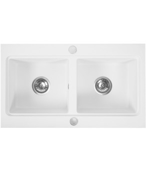 Кухонна мийка Rea Caddy white (ZLE-00133)