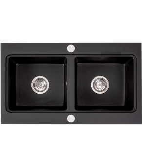 Кухонна мийка Rea Caddy black (ZLE-00132)