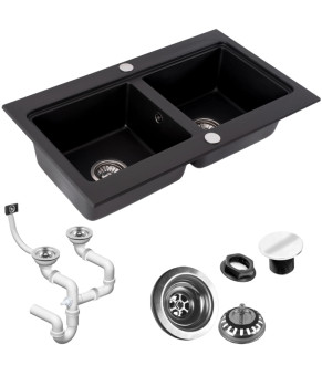 Кухонна мийка Rea Caddy black (ZLE-00132)