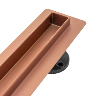 Трап Rea Neo Slim Pro 700 мм brushed cooper (REA-G0651)