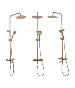 Душова система Rea Lungo brushed gold (REA-P6604)
