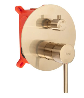 Душова система Rea Lungo brush gold + box (REA-P6609)