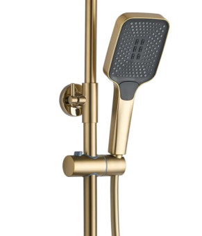 Душова система Rea Helix brushed gold (REA-P6621)