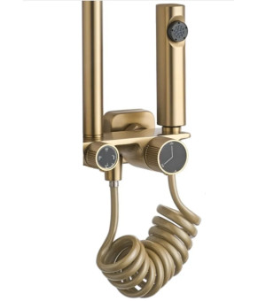 Душова система Rea Helix brushed gold (REA-P6621)
