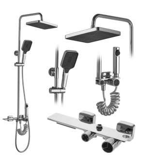 Душова система Rea Helix chrome (REA-P6620)