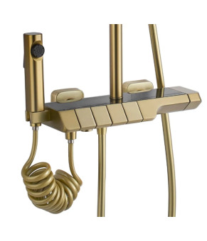 Душова система Rea Rob brushed gold (REA-P6623)
