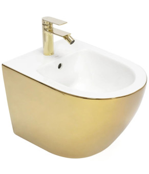 Біде Rea Carlo Mini gold white (REA-C2288)