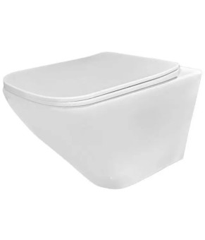 Унітаз Rea Ivo Rimless + сидіння slim n + інсталяція Geberit Duofix (REA-C9201+458.126.00.1)