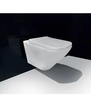 Унітаз Rea Ivo Rimless + сидіння slim n + інсталяція Geberit Duofix (REA-C9201+458.126.00.1)