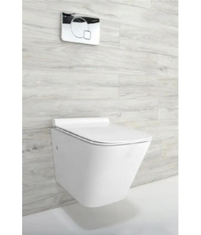 Унітаз Rea Raul + сидіння slim soft-close + інсталяція Geberit Duofix (REA-C9660+458.126.00.1)