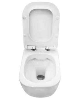 Унітаз Rea Mateo без обідка + сидіння slim + інсталяція Geberit Duofix (REA-C1258+458.126.00.1)