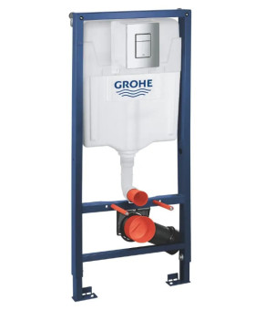 Унітаз Rea Mateo Rimless + інсталяція Grohe Rapid SL, клавіша (REA-C1258 + 38772001)